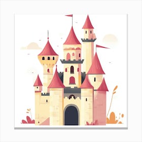 Cartoon Castle 1 Canvas Print