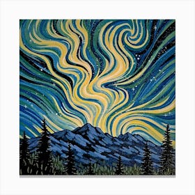 Aurora Bore Canvas Print