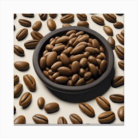 Coffee Beans 309 Canvas Print