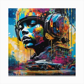 Street Art 30 Canvas Print