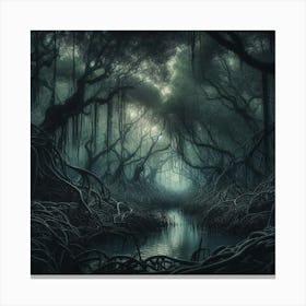 Dark Forest 78 Canvas Print