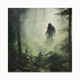 Shadow In The Forest Canvas Print