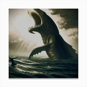 Leviathan Rises Canvas Print