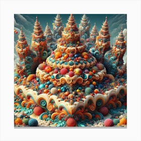 3d Fractal Art 1 Canvas Print