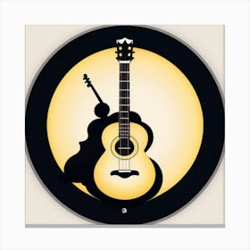 Acoustic Guitar 4 Canvas Print