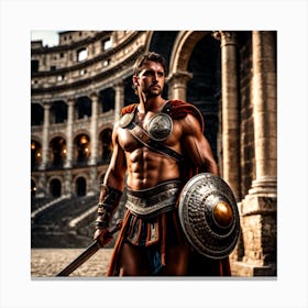 Roma Gladiator Canvas Print