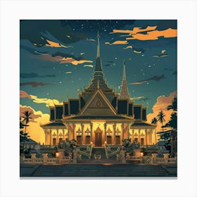 Phnom Penh Canvas Print