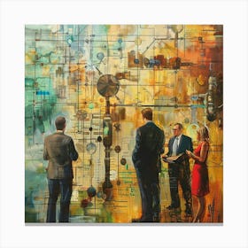 Business People Canvas Print