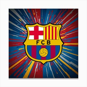 FC Barcelona Logo Wall Art 46 Canvas Print