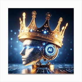 Ai Crown Canvas Print