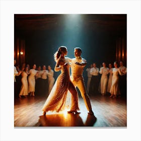 Dance In The Dark Canvas Print