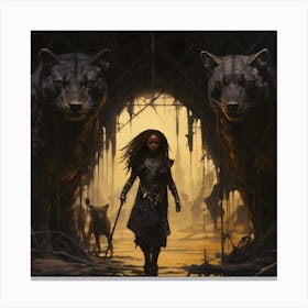 Wolf And The Lamb Canvas Print