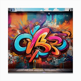 Graffiti Wall 3 Canvas Print