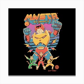 Meowster Squadron Canvas Print