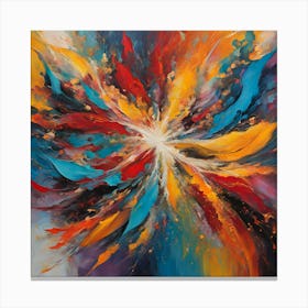 Abstract Painting Canvas Print