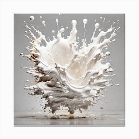 Milk Splash Canvas Print