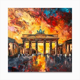 Brandenburg Gate 12 Canvas Print