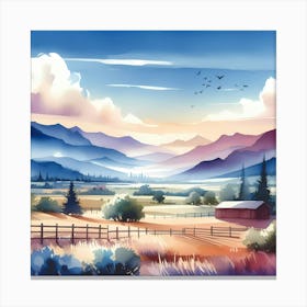 Landscape Painting 217 Canvas Print