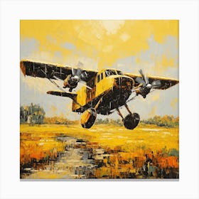 Plane In Flight Canvas Print