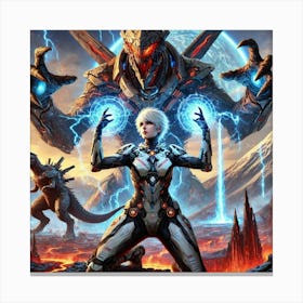 Nova Icarus Kaiju Command Sci Fi Canvas Print