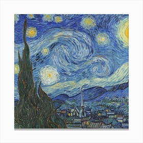 Starry Night 2 Canvas Print