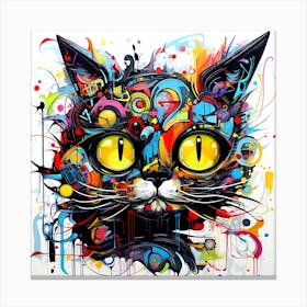 Cat Art 1 Canvas Print