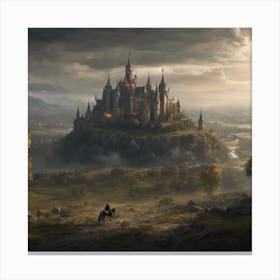 675026 Elden Ring Landscape, Castle, Epic, 8k, Realistic, Xl 1024 V1 0 1 Canvas Print