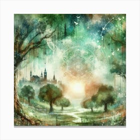 Ethereal Forest Canvas Print