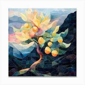 Modern Pear Tree 4 Canvas Print