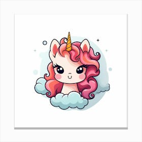 Cute Unicorn 177 Canvas Print