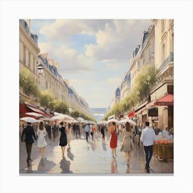 Paris Street.6 Canvas Print