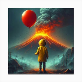 The Silence Before the Eruption Canvas Print