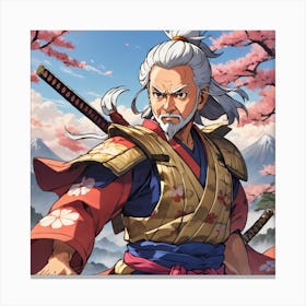 Modiji as a Samurai 2 Canvas Print