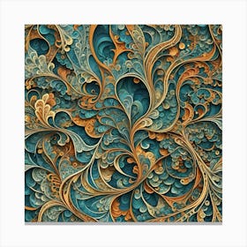 Abstract Fractal Art 2 Canvas Print