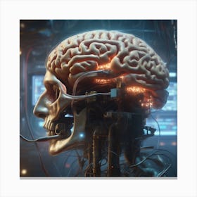 Brain Of A Robot 29 Canvas Print