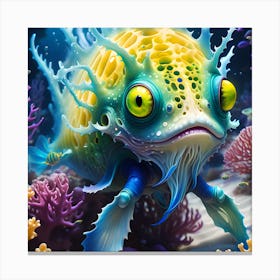 Octopus Fish Canvas Print