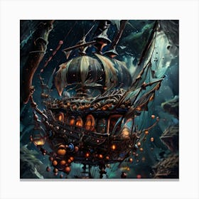 Ship Of The Dead Canvas Print