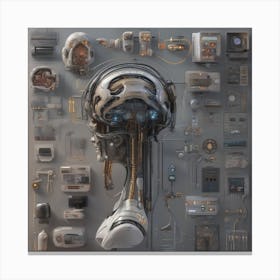 Futuristic Art Canvas Print