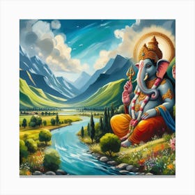 Ganesha 26 Canvas Print