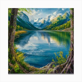 Lake View 1 Canvas Print