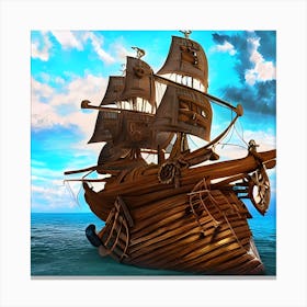 Pirate Ship Canvas Print