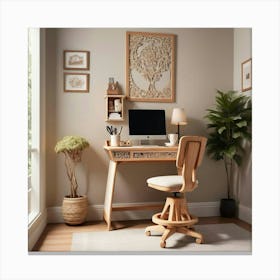 Home Office 2 Canvas Print