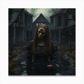 Haunted House Canvas Print