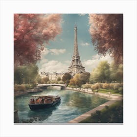 Paris In Spring Canvas Print