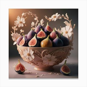 Figs In A Bowl Canvas Print