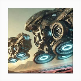 Asterian Gravity Lancers Hover Tech Canvas Print