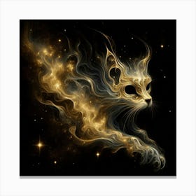 Golden Cat 37 Canvas Print