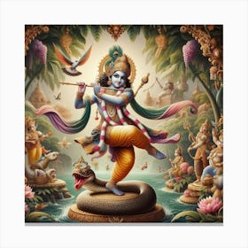 Lord Krishna 1 Canvas Print