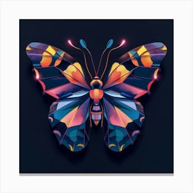 Abstract Butterfly Canvas Print