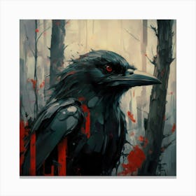 Raven 1 Canvas Print